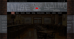 Desktop Screenshot of gattosrestaurant.com